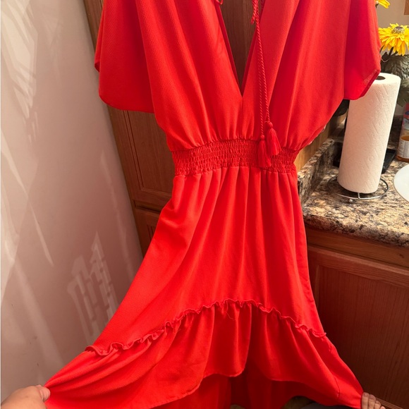 Fying Tomato Orange maxi dress - Picture 4 of 7